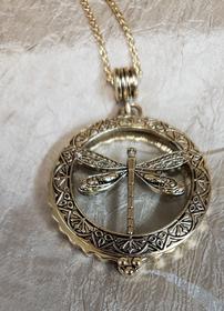 Dragonfly Magnifying Necklace 202//280